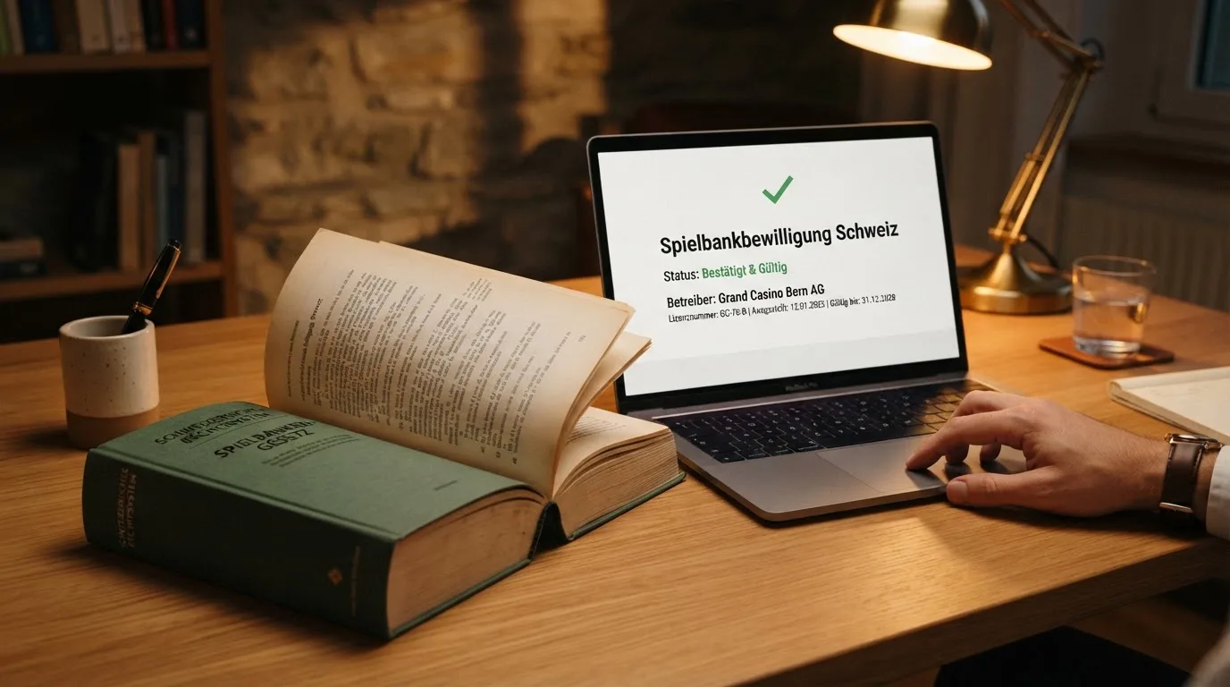 Amtliches Schreiben mit Stempel auf einem Schreibtisch neben einem Gesetzbuch — beste auszahlungsquote online casino