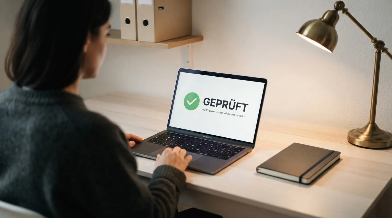 Amtliches Schreiben mit Stempel auf einem Schreibtisch neben einem Gesetzbuch — beste craps online casinos schweiz