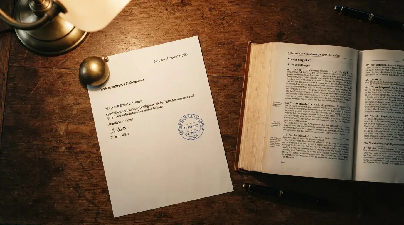 Amtliches Schreiben mit Stempel auf einem Schreibtisch neben einem Gesetzbuch — bester willkommensbonus online casino
